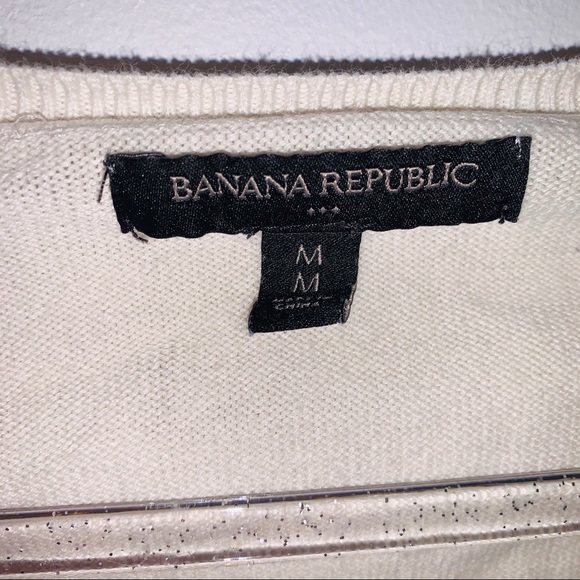 3/$30 Banana Republic Cream Button Up Cardigan - Picture 5 of 5